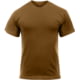 Rothco Solid Color Cotton/Polyester T-Shirt - Mens, Brown, Extra Large, 6848-Brown-XL