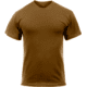 Rothco Solid Color Poly/Cotton Military T-Shirt, Brown, XL, 6848-Brown-XL