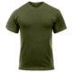 Rothco Solid Color Poly/Cotton Military T-Shirt, Black, M, 6670-Black-M