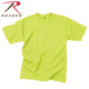 Rothco Solid Color Poly/Cotton Military T-Shirt, Black, M, 6670-Black-M