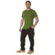 Rothco Solid Color Cotton/Polyester T-Shirt - Mens, Small, Heather Green, 66675-HeatherGreen-S