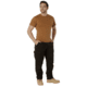 Rothco Solid Color Poly/Cotton Military T-Shirt - Mens, Extra Large, Work Brown, 66695-WorkBrown-XL