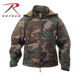Rothco Special Ops Soft Shell Jacket - Men's, S, Camo, 12055-MidnightWoodlandCamo-S