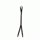 Rothco Stirrup Style Shirt Stays, Black, 7198-Black