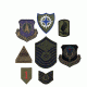 Rothco Subdued Military Assorted Military Patches, 100 pieces, 8380-100pieces