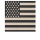 Rothco Subdued US Flag Bandana, Black-Khaki, 22, 4074-BlackKhaki-22Inches
