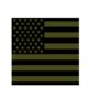 Rothco Subdued US Flag Bandana, Olive Drab/Black, 22, 4073-OliveDrabBlack-22Inches