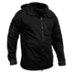 Rothco Tactical Zip Up Hoodie, Black, Small, 2507-Black-S