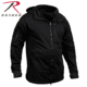 Rothco Tactical Zip Up Hoodie, Black, Small, 2507-Black-S