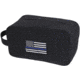 Rothco Thin Blue Line Canvas Travel Kit, Black, 8129