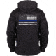 Rothco Thin Blue Line Concealed Carry Hoodie, Black, Extra Small, 52071-Black-XS