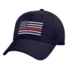 Rothco Thin Red Line Flag Low Profile Cap, Navy Blue, 7659-NavyBlue