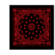Rothco Trainmen Bandana, Black/Red, 4043-BlackRed