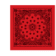 Rothco Trainmen Bandana, Red/Black, 4057-RedBlack