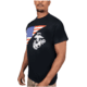 Rothco US Flag / USMC Eagle, Globe, &amp; Anchor T Shirt, Black, Extra Large, 54285-Black-XL