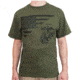 Rothco US Flag / USMC Eagle / Globe &amp; Anchor T Shirt - Mens, Olive Drab, Extra Large, 54290-OliveDrab-XL