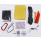 Rothco Utility Pouch with Survival Kit Essentials, Black, 10189-Black