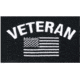 Rothco Veteran With US Flag Fine Knit Watch Cap - Mens, Black, One Size, 57878