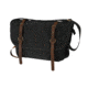 Rothco Vintage Canvas Explorer Shoulder Bag w/ Leather Accents, Black, 9684-Black