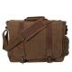 Rothco Vintage Canvas Pathfinder Laptop Bag With Leather Accents, Earth Brown, 9691-EarthBrown