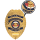 Rothco Flexible Security Badge, Gold, 1956-Gold
