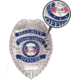 Rothco Flexible Security Badge, Silver, 1955-Silver