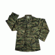 Rothco Vintage Vietnam Fatigue Shirt Rip-Stop, Tiger Stripe Camo, Small, 4621-TigerStripeCamo-S