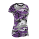 Rothco Womens Long Length Camo T-Shirt, Ultra Violet Camo, Small, 5754-UltraVioletCamo-S