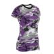 Rothco Long Length Camo T-Shirt - Women's, Ultra Violet Camo, Extra Small, 5754-UltraVioletCamo-XS