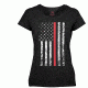 Rothco Womens Thin Red Line Longer T-Shirt, 2XL, 5698-2XL