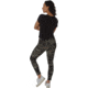Rothco Workout Performance Camo Leggings w/ Pockets - Womens, Black Camo, Medium, 4890-BlackCamo-M