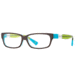 Rough Justice RJ Harmless Flirt SERJ HARM00 Single Vision Prescription Eyeglasses - Brown Aqua SERJ HARM005540 BN