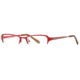 Rough Justice RJ Wild Child SERJ WILD00 Eyeglass Frames - Beet SERJ WILD005035 BUR
