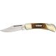 Rough Rider Lockback 3 3/4in Fold Knife, SS clip point blade, Amber jigged bone handle RR193