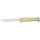 Rough Rider Small Hunter Fixed knife 6.25in, 440 SS long clip blade, Old yellow synthetic handle RR1034