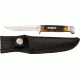 Rough Rider Small Hunter Fixed knife 6.25in, Full tang Blade, Amber jigged bone handle RR1033