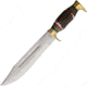 Rough Rider Bowie Stag Bone Knife, 10.5 satin finish stainless bowie blade, Stag bone handle, SM-FEB-2 / RR2205