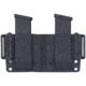 Rounded 9/40 Double Stack, OWB KYDEX Double Magazine Holster, Black, CEX-940-DS-BK-DBLMAG