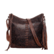 Rounded Concealed Carry Purse Blake Leather Crossbody By Lady Conceal, LCL-110-CRS-CRM