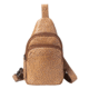 Rounded Concealed Carry Unisex Taylor Sling Leather Backpack By Lady Conceal, LCL-142-SLG-PLM