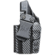 Rounded IWB Kydex Holster for Kel-Tec PR57, Left Hand, Carbon Fiber Black, KTC-PR57-CF-LH-VAR