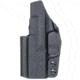 Rounded IWB Kydex Holster for Kel-Tec P17, Right Hand, Black, KTC-P17-BK-RH-VAR-RMR