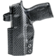 Rounded IWB Kydex Holster for IWI Jericho Enhanced, Left Hand, Carbon Fiber Black, IWI-JRO2-CF-LH-VAR