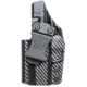 Rounded IWB KYDEX Holster, Ruger Max 9, Left Hand, Carbon Fiber, RGR-9MAX-CF-LH-VAR