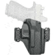 Rounded OWB Belt Loop Holster, H&amp;K VP9SK, AMBI, Black, HKH-VP9SK-BK-AMBI-OWB