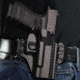 Rounded OWB Belt Loop Holster, H&amp;K VP9SK, AMBI, Carbon Fiber, HKH-VP9SK-CF-AMBI-OWB