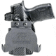 Rounded OWB Kydex Holster for IWI Jericho Enhanced, Right Hand, Carbon Fiber Black, IWI-JRO2-CF-RH-OWBPDL