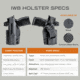 Rounded Kydex Canik METE MC9 Prime IWB Holster
