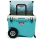 RovR Products RollR 60 Cooler w/ Wagon Bin, Glacier, 60 Quart, 60GROLLRWB