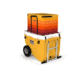 RovR Products RollR 60 Cooler w/ Wagon Bin, Magic Hour, 60 Quart, 60MHROLLRWB